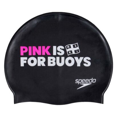 Pink Buoy Silicone Swim Cap