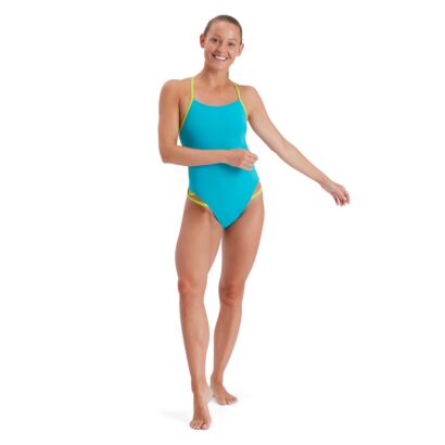 Ladies Solid Freestyler One Piece Swimsuit