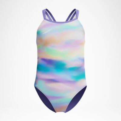 Girls Printed Twinstrap Swimsuit