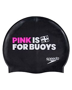 Pink Buoy Silicone Swim Cap