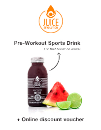 Juice, pre-workout sports drink prize